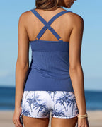 Tummy Control Two-Piece Tankini Top