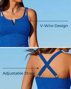 Tummy Control Two-Piece Tankini Top