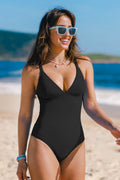 Alessa Sculpt V-Neck One Piece Lago Swimwear Beachwear Swimsuit