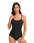 Athletic Crisscross Back One Piece Swimsuit