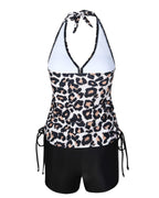 Elegant Two-Piece Tankini with Shorts