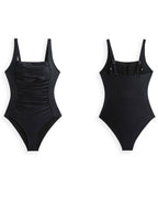 Floral Corset One-piece mesh skirt Swimsuit