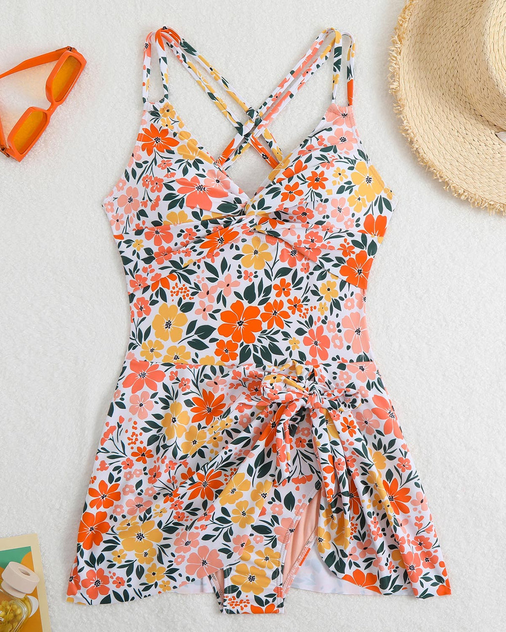 Floral Bloom Swim Dress