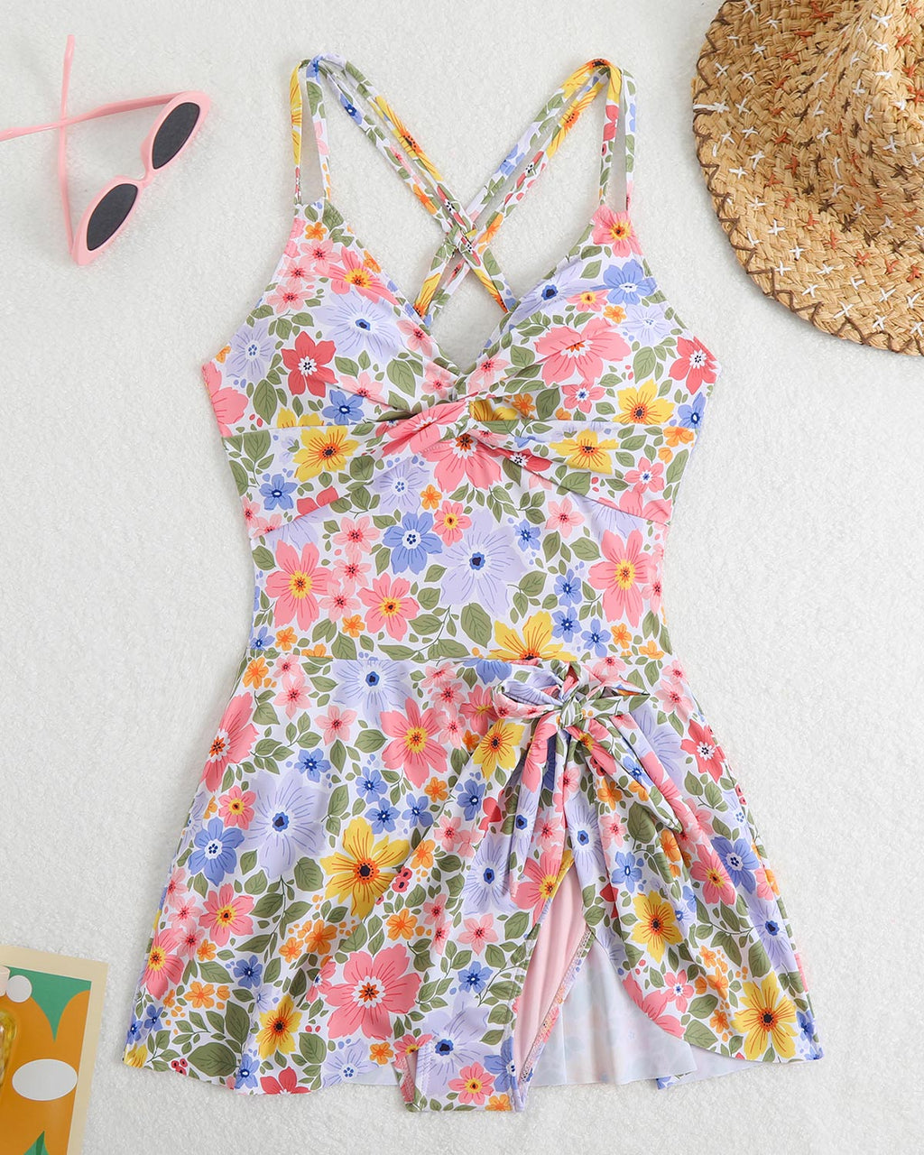 Floral Bloom Swim Dress
