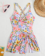 Floral Bloom Swim Dress