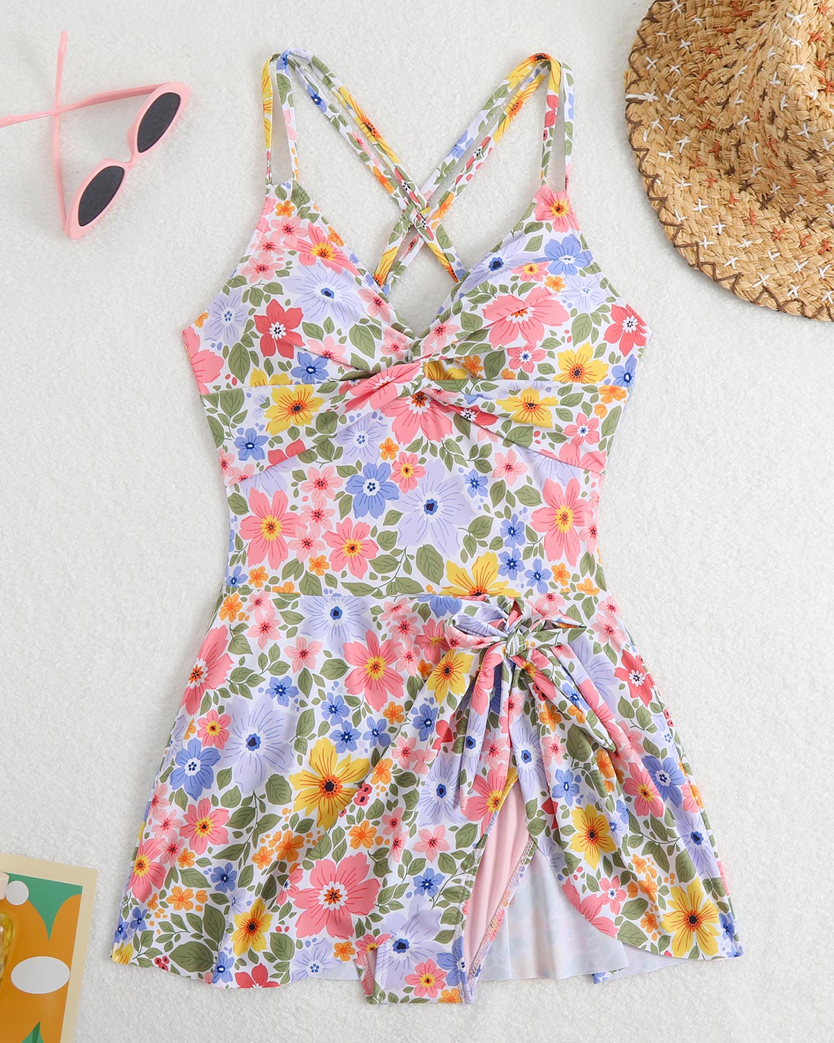Floral Bloom Swim Dress