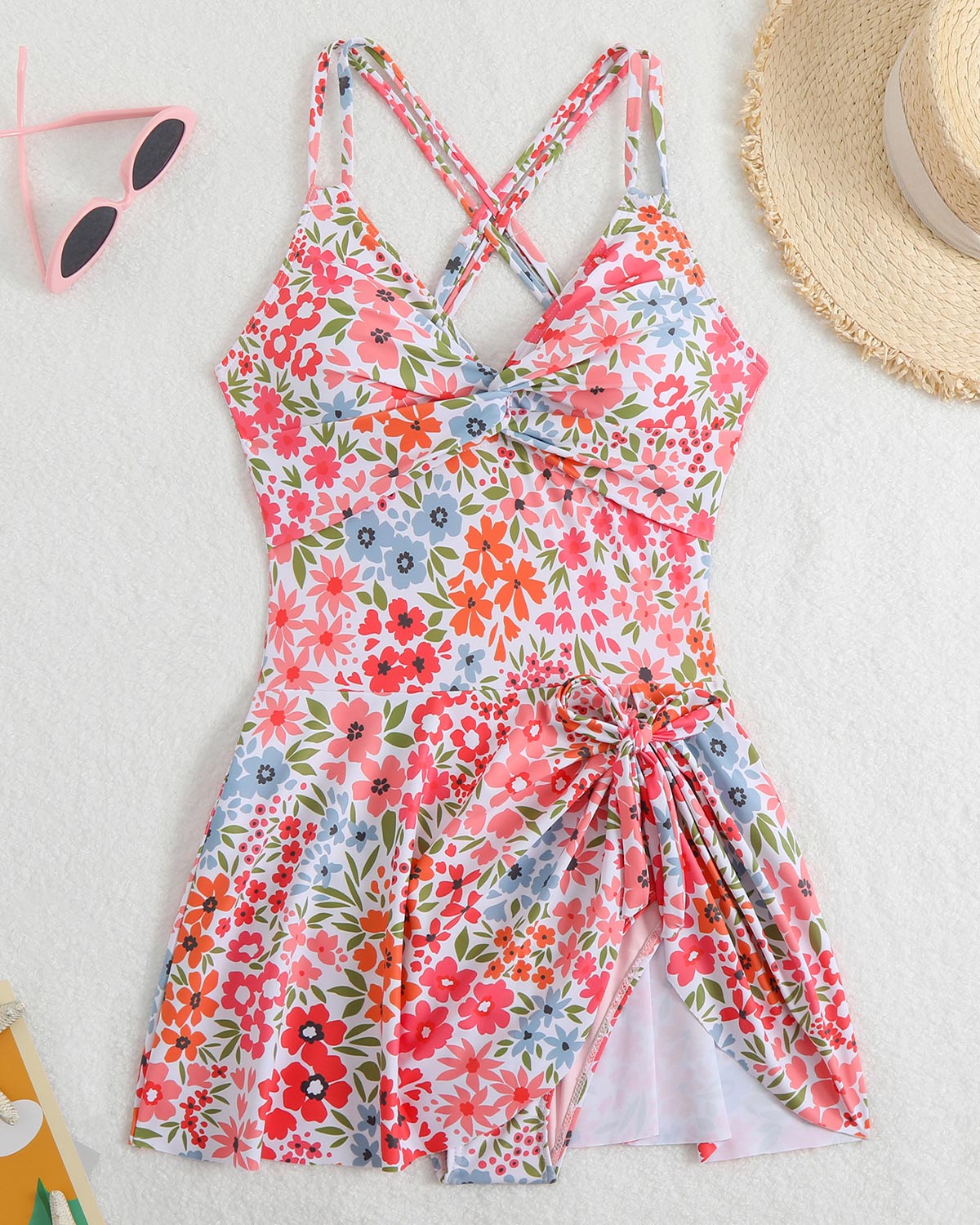 Floral Bloom Swim Dress