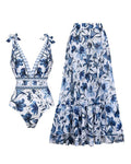 Modest Elegance Swimsuit Ensemble Dragonfly