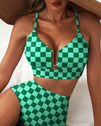 Paloma Sculpt U-Wire Printed Bikini Set