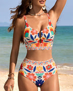 Paloma Sculpt U-Wire Printed Bikini Set