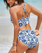 Paloma Sculpt U-Wire Printed Bikini Set