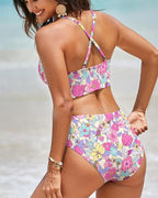 Paloma Sculpt U-Wire Printed Bikini Set