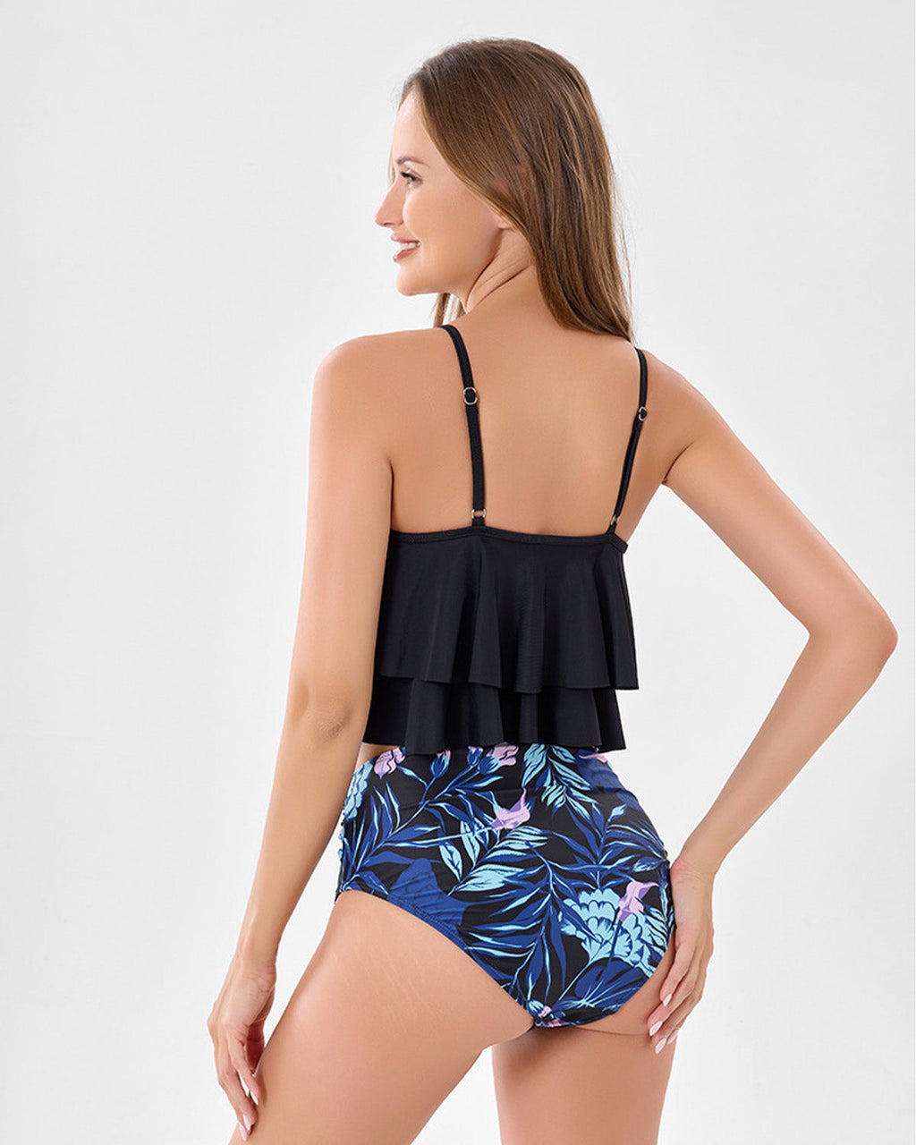 Flirty Ruffle Tankini Set