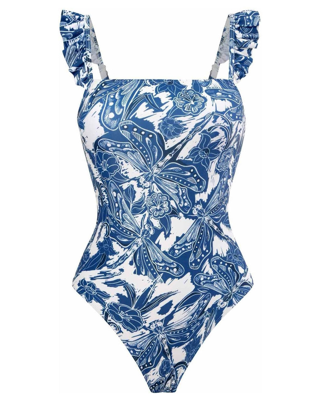 Modest Elegance Swimsuit Ensemble Dragonfly