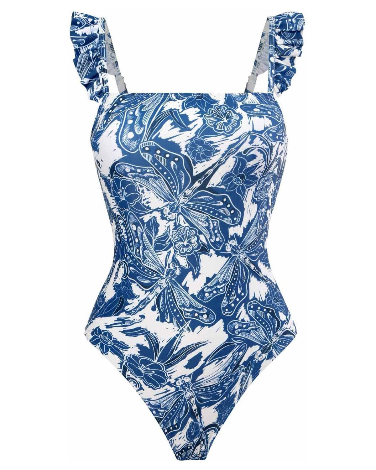 Modest Elegance Swimsuit Ensemble Dragonfly
