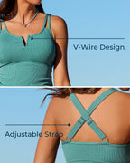 Tummy Control Two-Piece Tankini Top