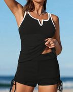 Tummy Control Two-Piece Tankini Top