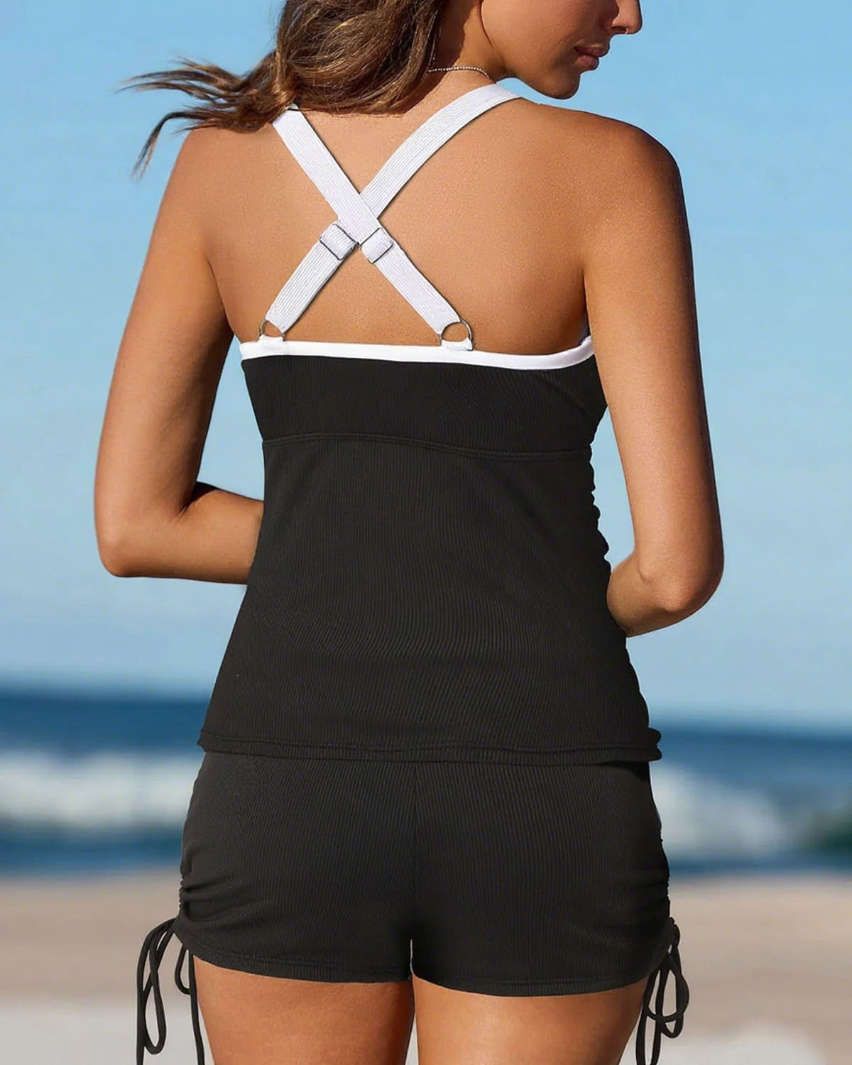 Tummy Control Two-Piece Tankini Top