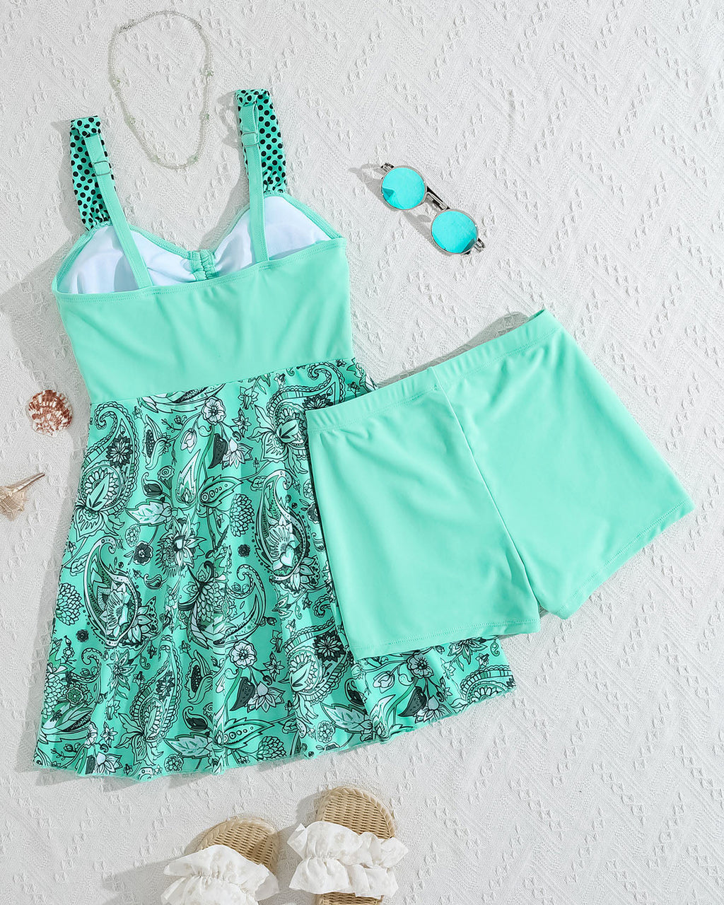 Two-Piece Tummy Control Tankini