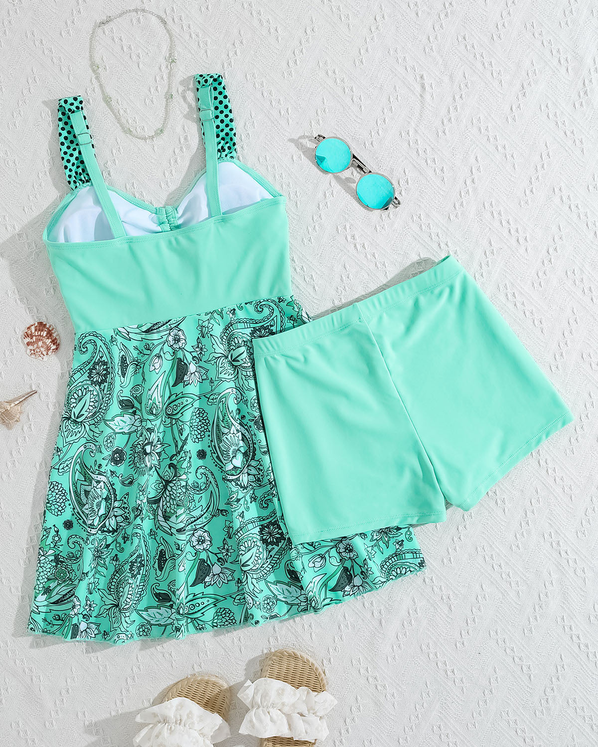 Two-Piece Tummy Control Tankini