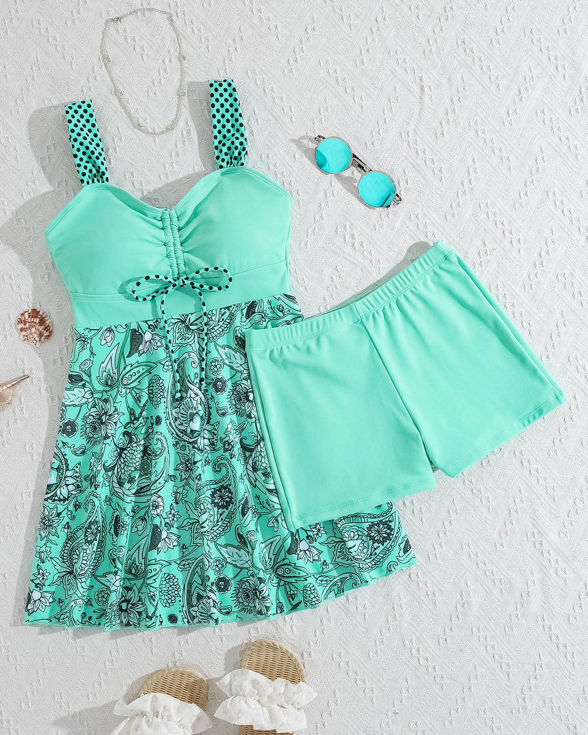 Two-Piece Tummy Control Tankini
