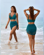 Selene Sculpt Tummy Control Bikini Set with Mesh Sarong