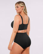 Talia Sculpt Bikini Top & High-Waist Bottom Set