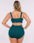 Talia Sculpt Bikini Top & High-Waist Bottom Set