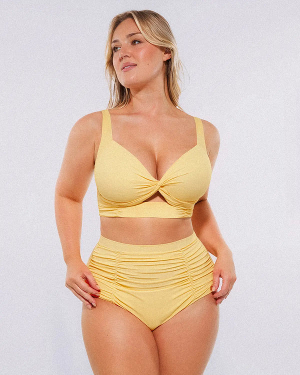 Talia Sculpt Bikini Top & High-Waist Bottom Set