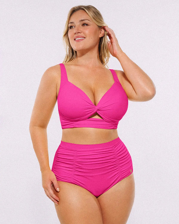 Talia Sculpt Bikini Top & High-Waist Bottom Set