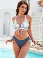 Sienna Cutout Tie Bikini Set Lago Swimwear Beachwear Swimsuit