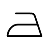 Iron at a maximum of 110°C/230°F